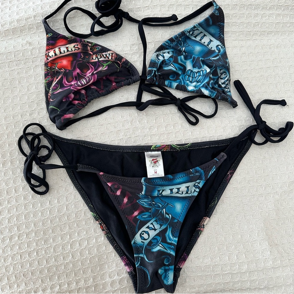 Ed Hardy Bikini Size Medium